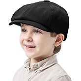 Jastore Kids Boys Newsboy Cap Tweed Flat Beret Cabbie Hat for Toddler Boys Girls
