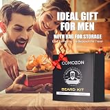ComoZon Beard Grooming Kit Men Gift Set with Oil Shampoo Comb Brush Balm view 7