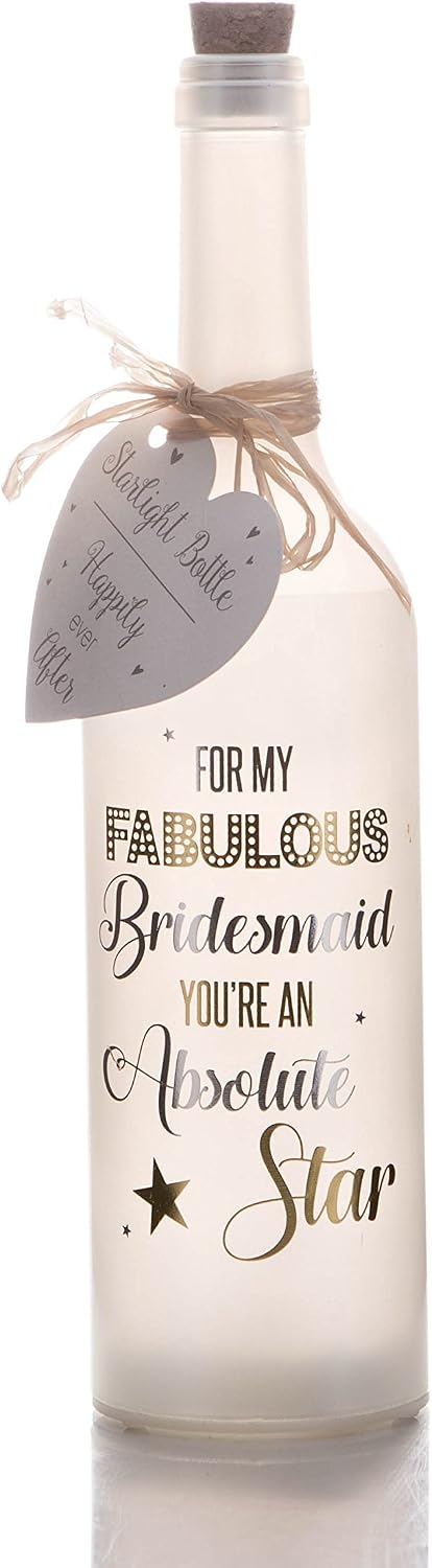 Boxer Gifts SB1131 Light-Up Starlight Bottle, Multicolor