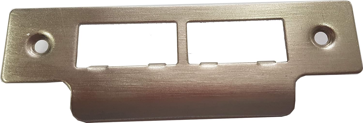 Long Strike Plates for Mortice Locks Satin Stainless Steel x 1 BigaMart