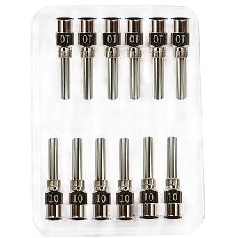 NW 1776 12 Packungen 1/2 Zoll lang Edelstahl Edelstahl Luer Lock