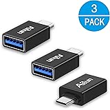 USB-C Adapter,Type C Adapter,[3 Pack],by Ailun,Hi-speed USB-C to USB-A 3.0 Female Adapter for USB Type-C Devices,for MacBook,ChromeBook Pixel,Nexus 5X,Nexus 6P,Nokia N1 Tablet and More Devices[Black]