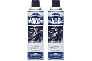 Eastwood Extreme Chassis Black Satin Aerosol Spray Paint | Car and Truck Chassis Frame Paint | Black 14oz Aerosol | 2 Pack