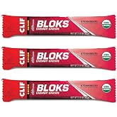 CLIF BLOKS - Energy Chews - Strawberry- Non-GMO - Plant Based Food - Fast Fuel for Cycling and Running-Workout Snack (2.1 Ounce Packet, 3 Count)