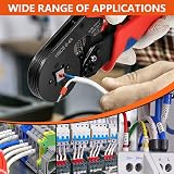 Flintronic Ferrule Crimping Tool, Self-Adjusting Ratchet Crimper, 23-7 AWG view 7