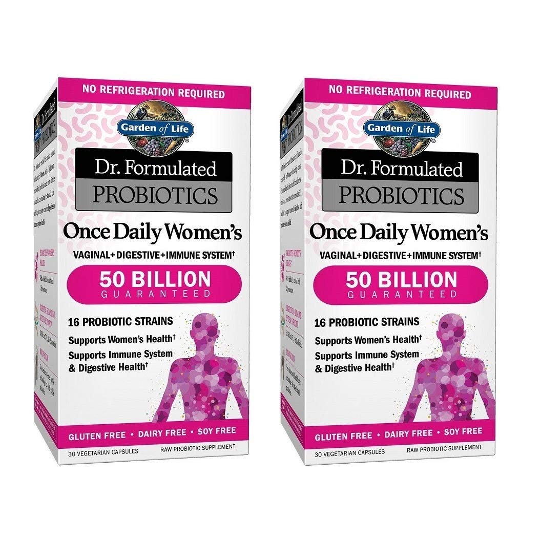 Garden of Life, (2 Pack) Dr. Formulated Probiotics, Once Daily Women's, 30 Vegetarian Capsules