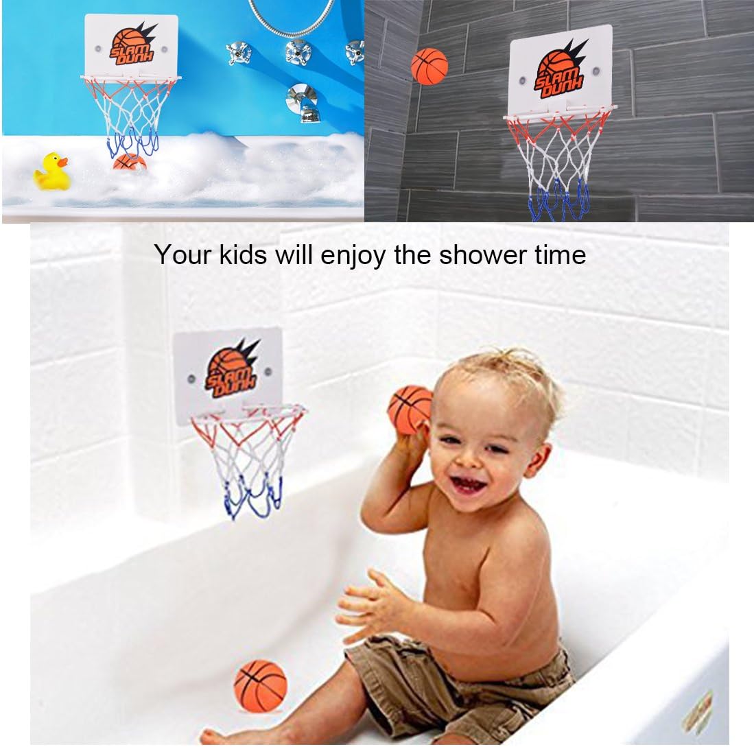 CGRTEUNIE Congerate Slam Dunk Bedroom Bathroom Toilet Office Desktop Mini Basketball Decompress Game Gadget Toy Home Decor for Kid Education Pet Play and Basketball Lovers CPC Certificate: Toys & Games