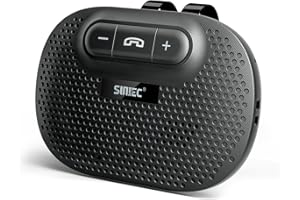 Hands-Free Bluetooth Car Speaker Phone: Sunitec Handsfree Wireless in Car Speaker Kit for Cell Phone - Bluetooth for Vehicles