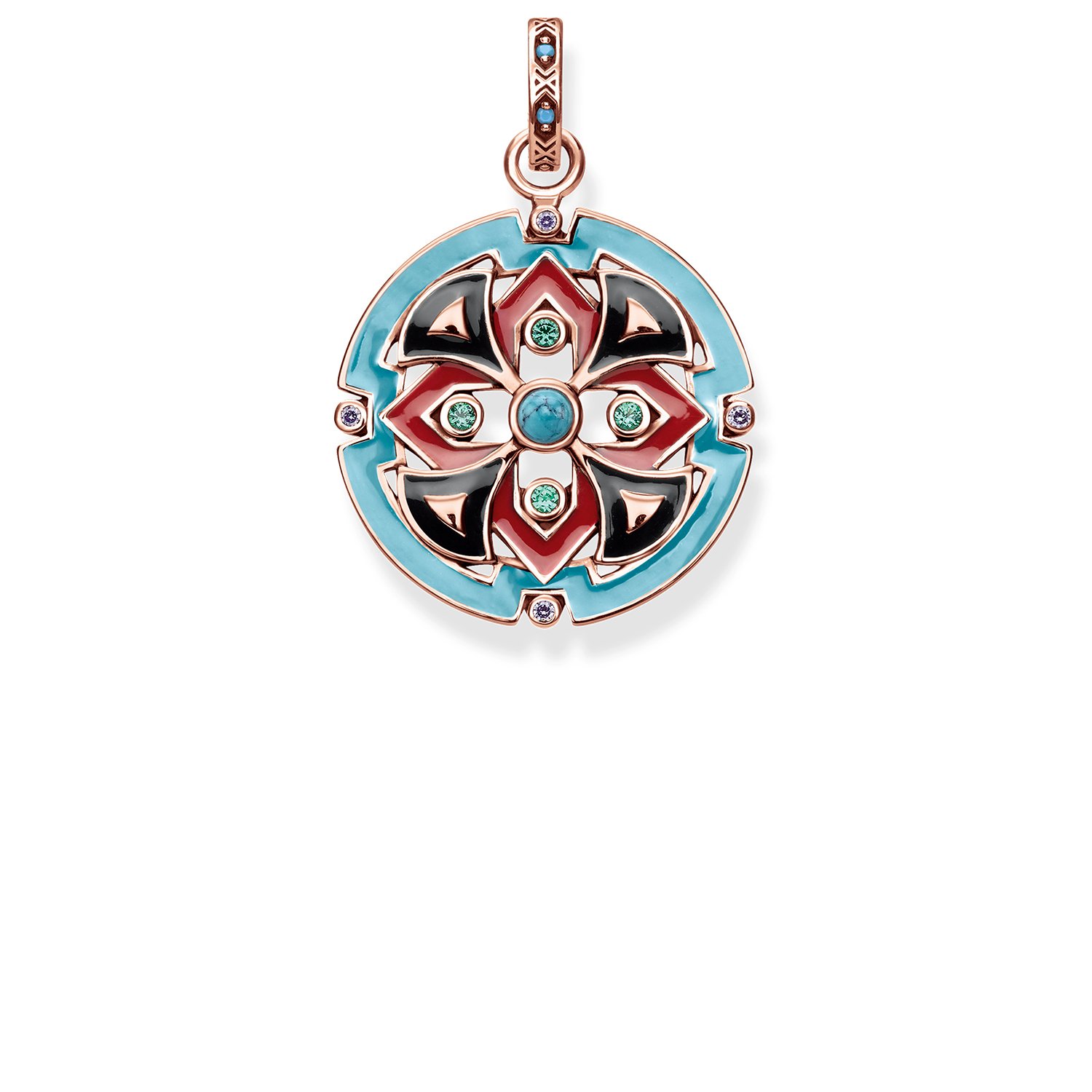 Thomas Sabo Women-Pendant asian Ornaments Glam & Soul 925 Sterling silver PE787-388-8