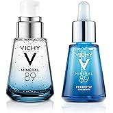 Vichy Mineral 89 Prebiotic Recovery &amp; Defense Serum with Niacinamide | Hydrating serum for face with niacinamide and antioxidants repairs skin barrier &amp; minimizes pores for dull, dry skin.