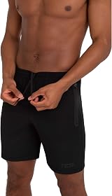 TCA Elite Tech Mens Running Shorts with Zip Pockets Black Stealth XL view 2