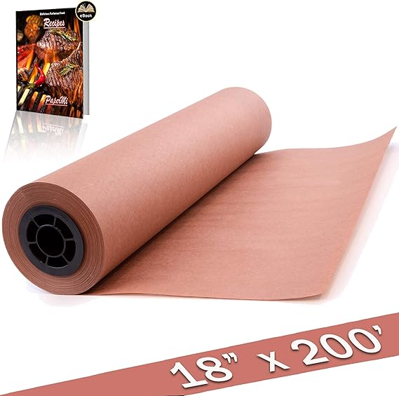 Kraft Pink Butcher Paper Roll 18” x 200’ (2400”) All