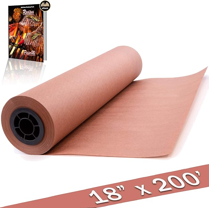 Kraft Pink Butcher Paper Roll 18” x 200’ (2400”) All