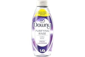 Downy RINSE & REFRESH Laundry Odor Remover and Fabric Softener, Fresh Lavender, Safe on ALL Fabrics, Gentle on Skin, HE Compa