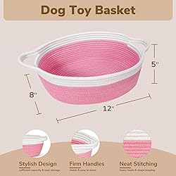 Goodpick Easter Basket with Handles for Kids, Small