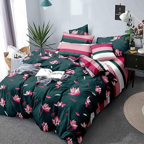 Buy Comforter Set For Double Bed Filled With Reliance Microfiber