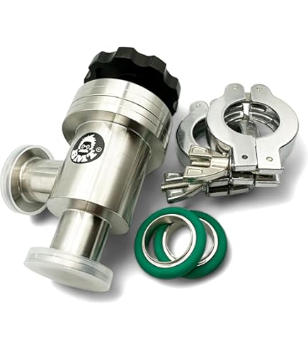 Botiontech Superior Grade - ISO-KF KF16 KF25 KF40 Flange Equal TEE Fitting 3 Ways Vacuu (KF16