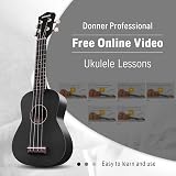 Donner Soprano Ukulele DMU-01 21 In Matte Macaron Bundle Kit Beginners view 4