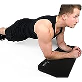 Impulse Yoga Knee Pads Cushion, Thick 1" (25mm) Workout Mat Provides Cushion for Kneeling & Elbows, Non-Slip & Portable Exercise Kneeling Pad for Yoga, Elbow, Wrist Pain, Planks, Pushups & Floor Exercises