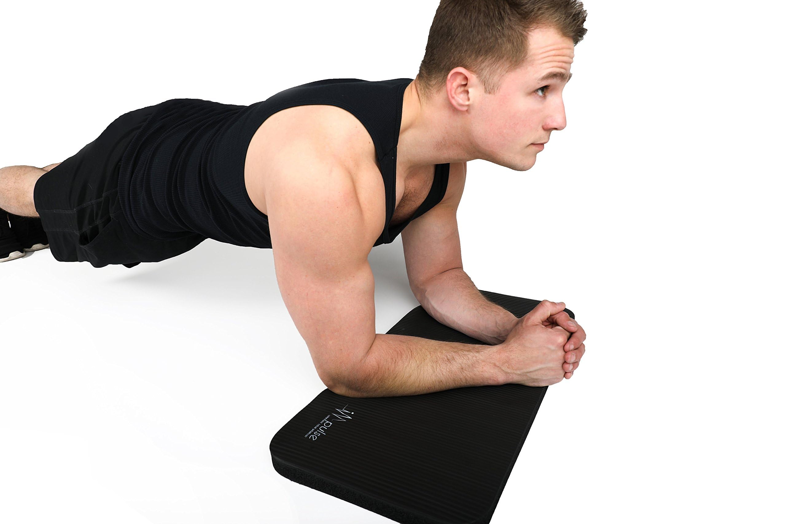 Photo 1 of Impulse Yoga Knee Pads Cushion, Thick 1" (25mm) Workout Mat Provides Cushion for Kneeling & Elbows, Non-Slip & Portable Exercise Knee Pad for Yoga, Elbow, Wrist Pain, Planks, Pushups & Floor Exercises