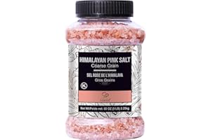 Soeos Himalayan Pink Salt, Coarse Grain, 80oz (5 Pound), Pink Salt, Kosher Salt, Pink Himalayan Sea Salt Coarse for Grinder Refill