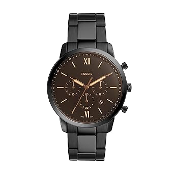 Neutra Analog Black Dial Men's Watch-FS5525