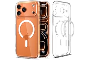 Spigen for iPhone 17 Pro Max Case, Ultra Hybrid MagFit [TPU Covered Camera Control] [Anti-Yellowing] [Compatible with Magsafe] - Clear