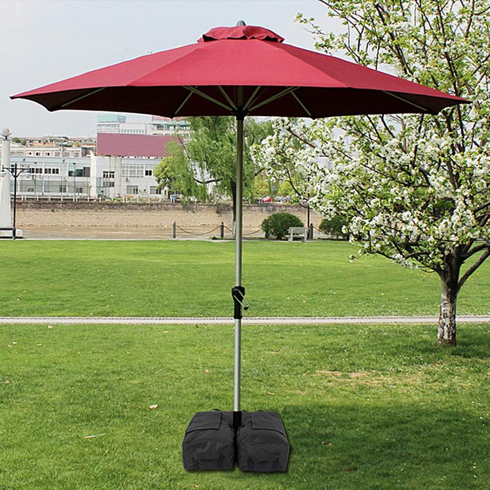 Liongee Outdoor Patio Umbrella Base Weight Bag Weatherproof Parasol Umbrella Heavy Duty Sand Bags Garden Supplies Shade Accessories Garden Outdoors Parasols Canopies Shade
