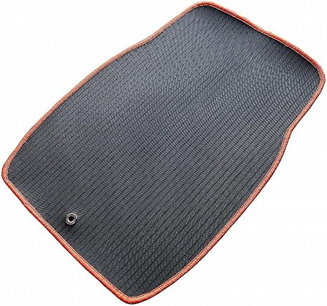 Amazon 汎用フロアマット ラバーマット Sサイズ 縁取りカラー オレンジ フロアマット 車 バイク