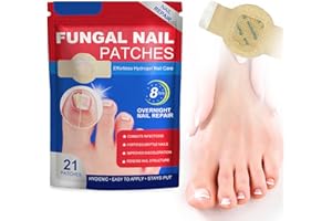 21PCS Fungal Nail Patches Nail Fungus Treatment For Toenails Nail Repair Patches Toenail Fungus Treatment Nighttime Nail Patc