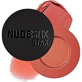 Nudestix STAX All Over Color Blush Balm &ndash; Multi-Use Cream Blush for Cheeks, Eyes &amp; Lips with Soft Matte Finish