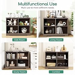 Airdown Bookcase with Open Adjustable