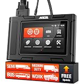 ANCEL HD3400 Pro Heavy Duty Truck Scanner with DPF Regen for Cummins, Paccar, Caterpillar, Detroit, Volvo, Mack and International, Full-System Diesel Scan Tool for 6/9-Pin HDOBD &amp; OBD2 Vehicles