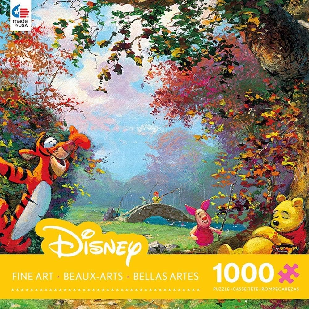 AIXUANDIZ Disney Winnie The Pooh Fine Art Pooh s Afternoon Nap Puzzle (1000 Piece)