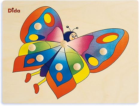 puzzle mariposa madera