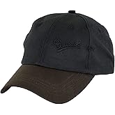 Outback Trading Men's Aussie Slugger Adjustable Breathable Waterproof Cotton Oilskin Baseball Cap with Air Vents