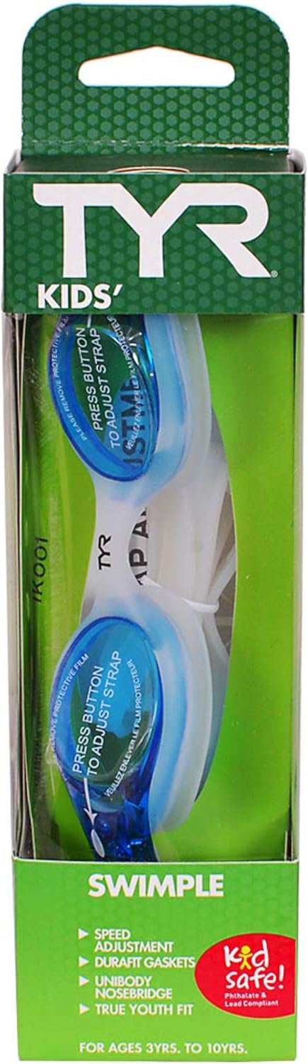 TYR Kids Swimple Swim Goggle, Blue - Image 5