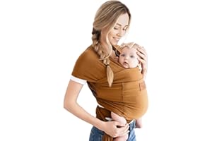 Baby Wrap Carrier - Premium Cotton Baby Carrier Wrap for Newborn to Toddler- Infant Carrier- Baby Holder One Size Fits All with Front Pocket by Max&so