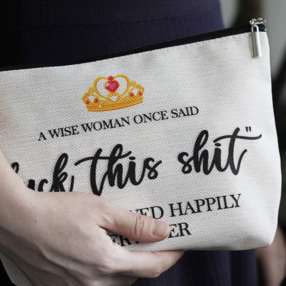 Luck This S-hit-Fun Birthday Gifts for Women-Makeup Travel Case,Makeup Bag Gifts Retirement gift, birthday present, anniversary gift, commemorative gift