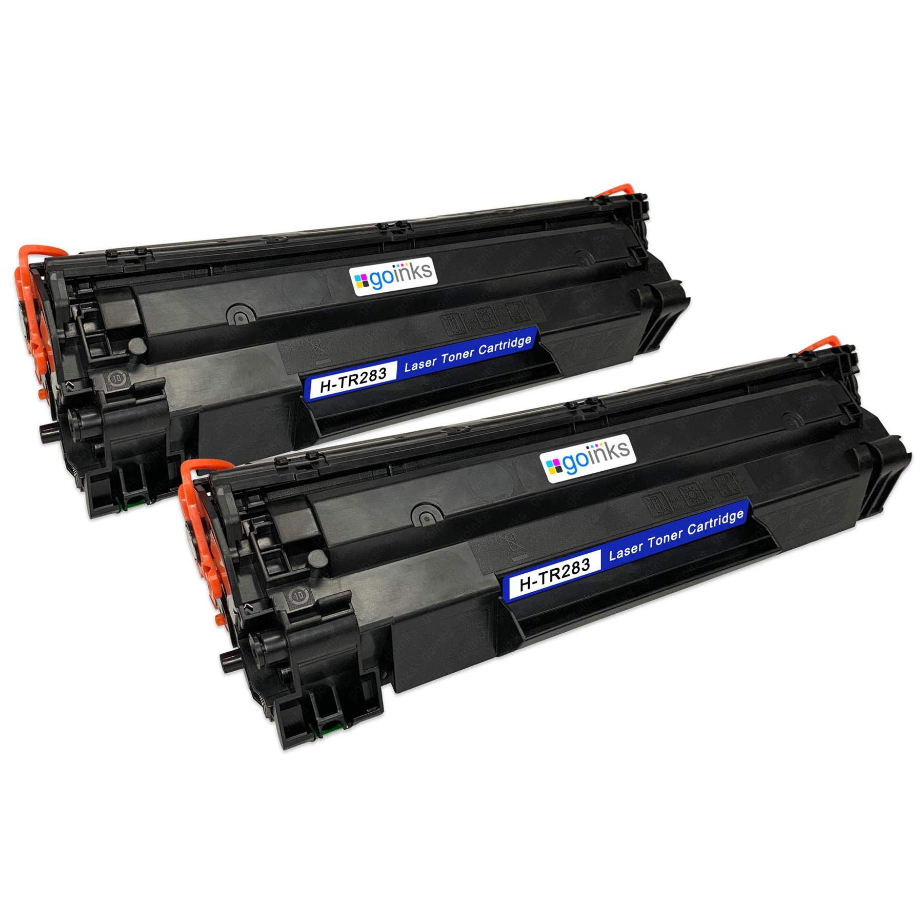 Go Inks Compatible CF283A (83A) Laser Toner Cartridge – 2 Pack of Replacements for HP LaserJet Pro Printers – Page Yield: 1,500-2x Black