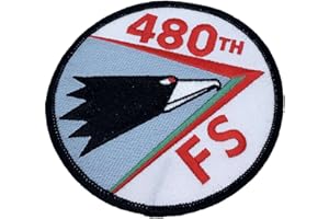 SQUADRON NOSTALGIA LLC 480th Fighter Squadron Patch – with Hook and Loop