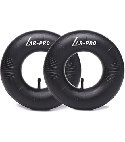 Pack Of 2 Deli Tires - 4.10/3.50-5 Size, Stud/4-Ply Tubeless For Lawn & Garden Equipment