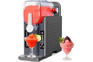 SHAKKU Slushie Machine for Home - No Ice Needed Slushy Maker, Fast 5-Min Freeze, Auto-Clean, 6 Preset Modes | Frozen Margaritas, Cocktails, Smoothies, Frappés, Ice Cream