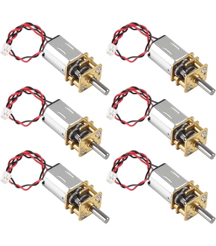 2PCS N20 DC 6V 30RPM Micro Gear Box Speed Reducing Motor Mini G