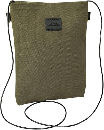 Amazon Co Jp サコッシュバック レディース メンズ ポシェット 倉敷帆布 3wayバック ショルダーバック レザー コンビ Zenis ゼニス カーキ F 0178 Kh シューズ バッグ