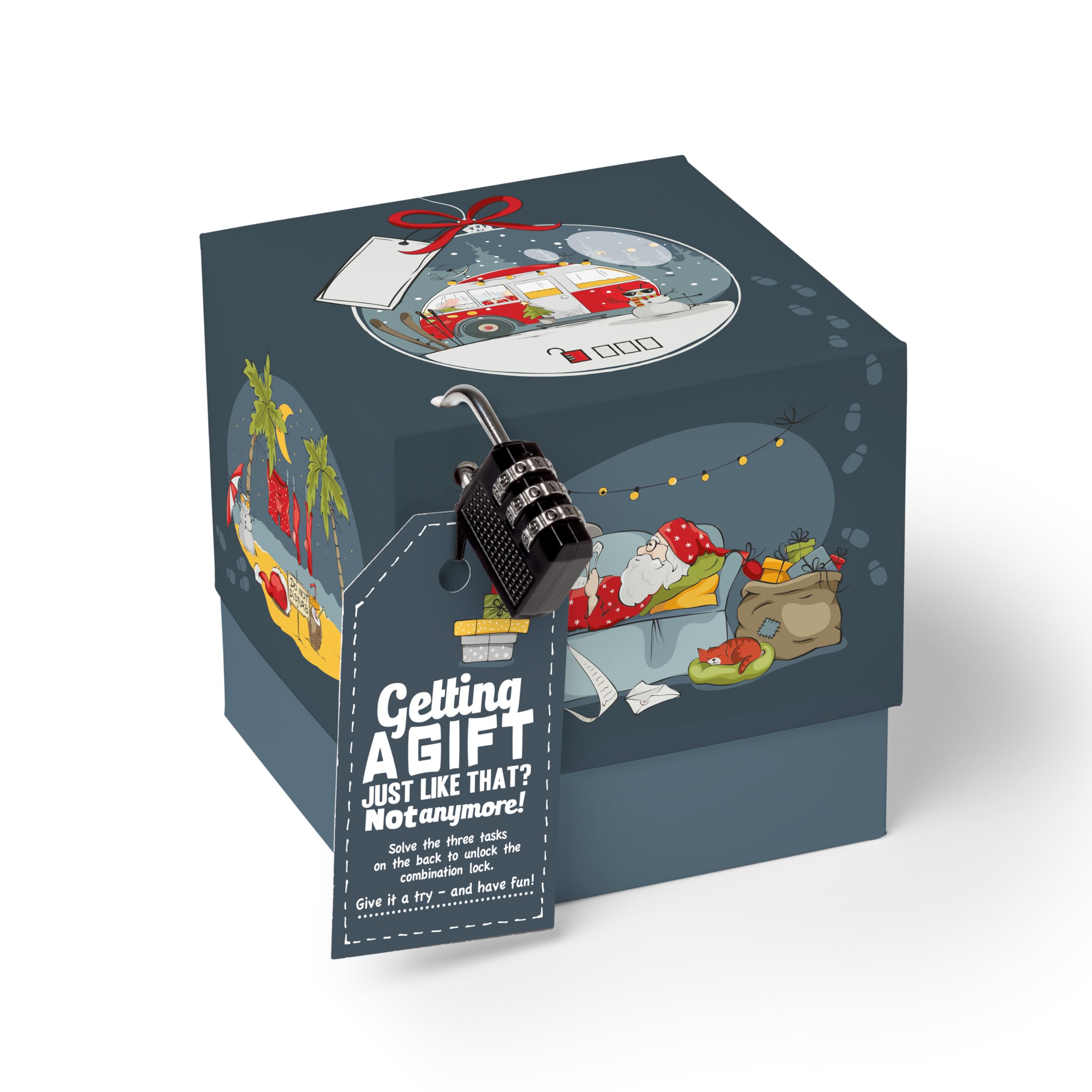 SURPRISA Box, Puzzle Box for Cash Gifts, Voucher Packaging, Christmas Puzzle