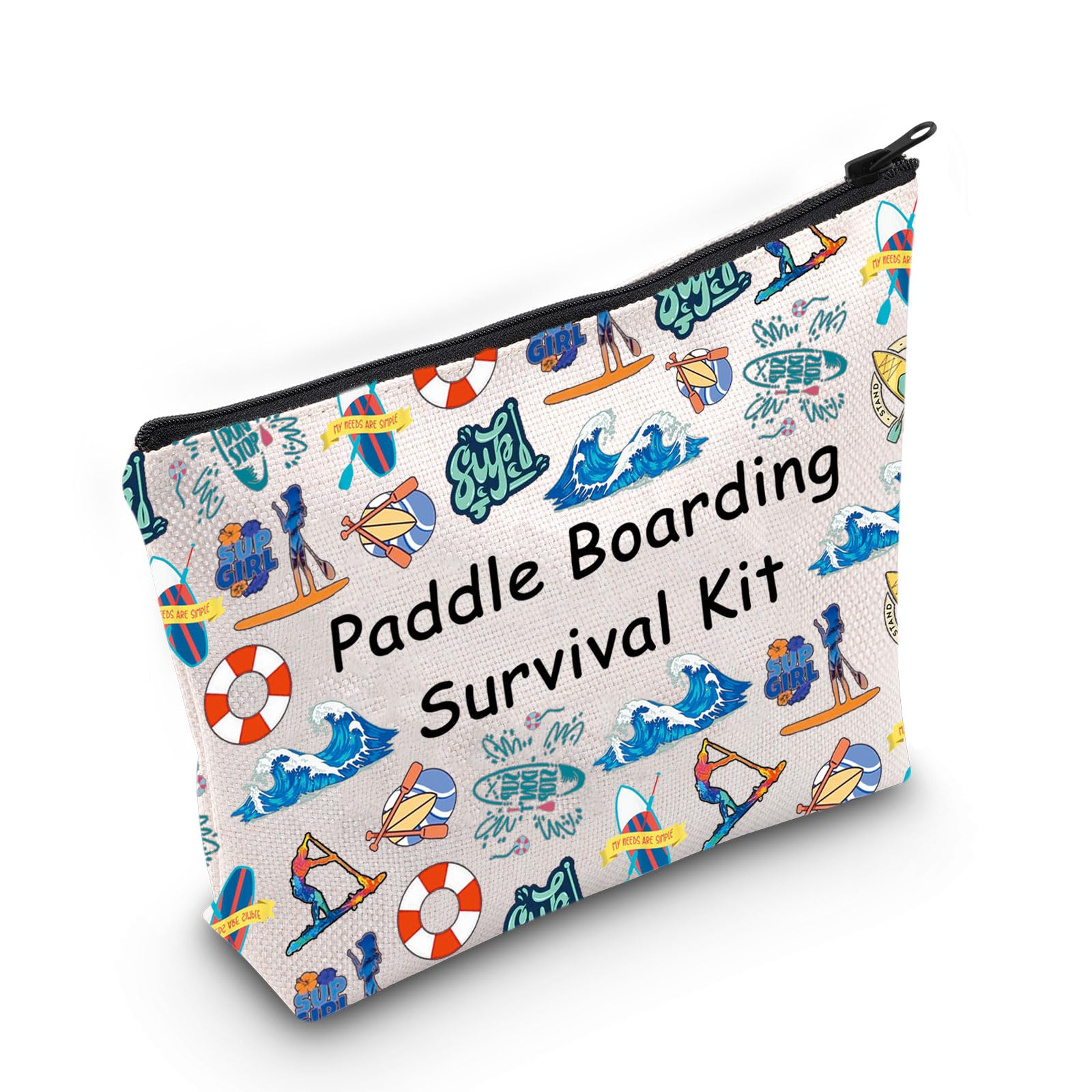 Paddle Boarding Gift Water Sports Lover Gift Paddle Boarding Survival kit Stand Up Paddle Makeup Bag (Paddle Boarding UK)