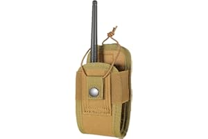 FRTKK Tactical Radio Holder Radio Holster Molle Radio Pouch Universal Radio Case Military Heavy Duty Radio Bag for Police Fir