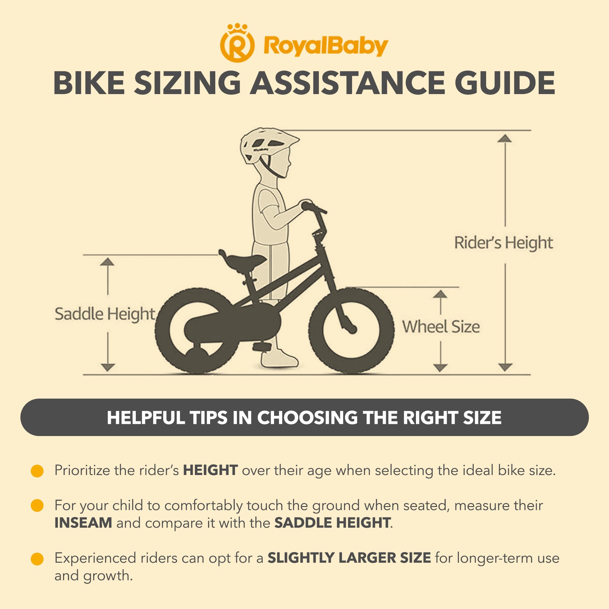 RoyalBaby Kids Bike EZ Balance to Pedal Dual Handbrake Toddlers Boys Girls Bicycle 12-20 Inch for Age 3-10 Years