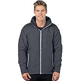 AFC Men's Poly Fleece Jacket Removable Hood Zip Up Winter Coat 2x 3x 4x Only